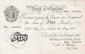 White Notes 5 Pounds, 10. 5.1950